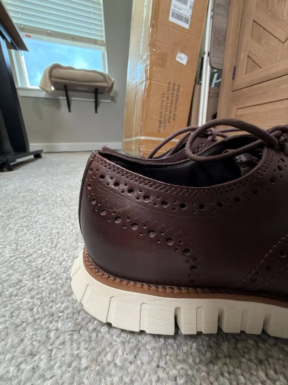 Cole Haan Men's ZERØGRAND Remastered Wingtip Oxford US9 EUC